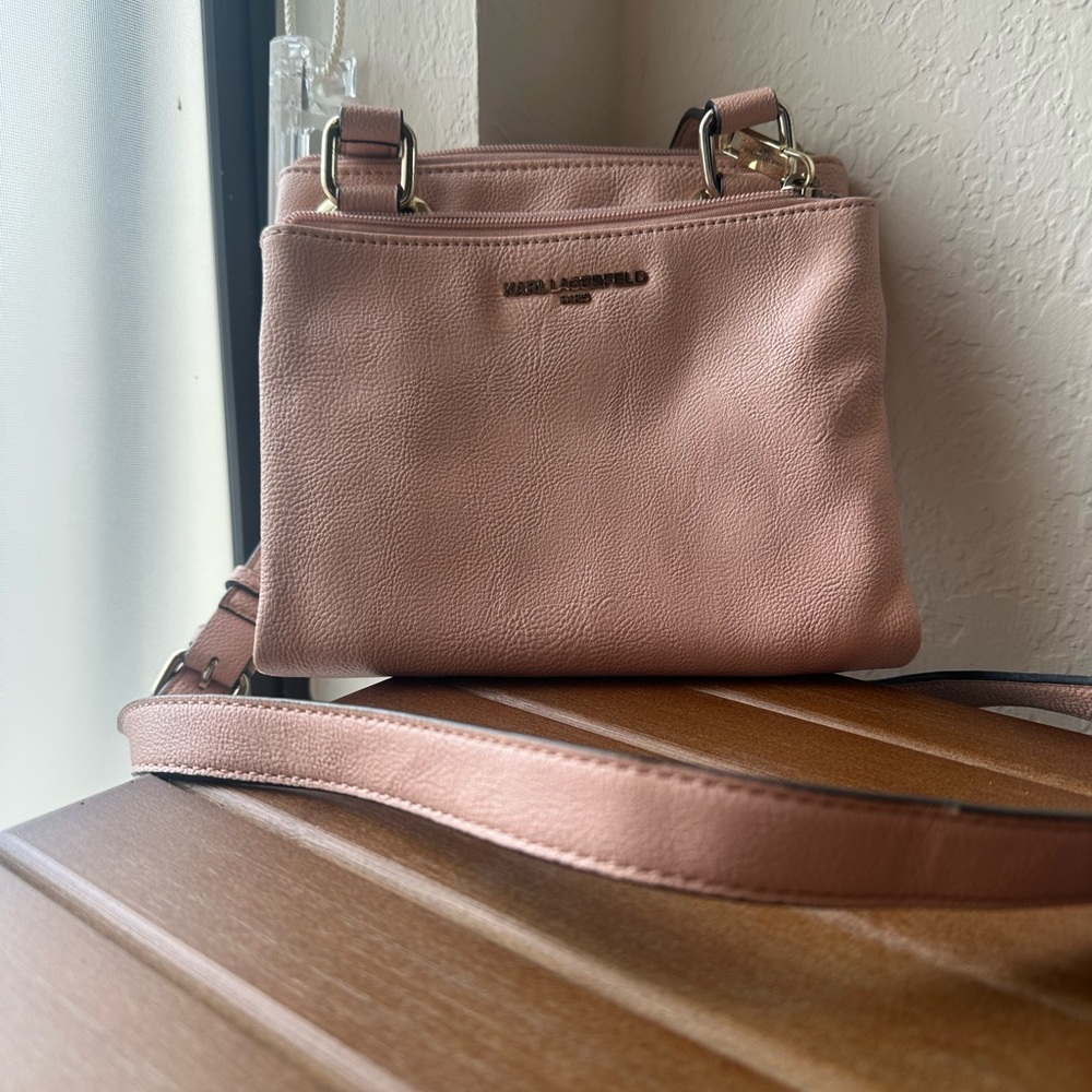 Karl Pink Crossbody Bag